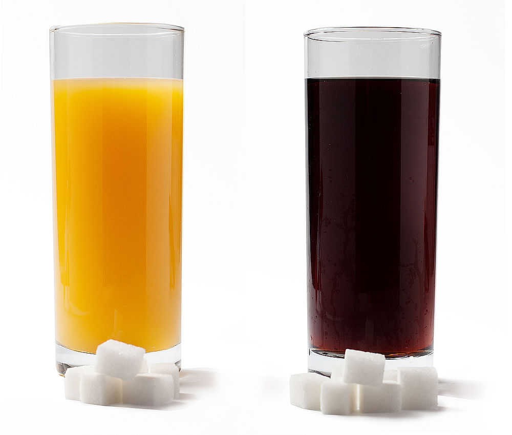 slazené nápoje – ilustrační obrázek