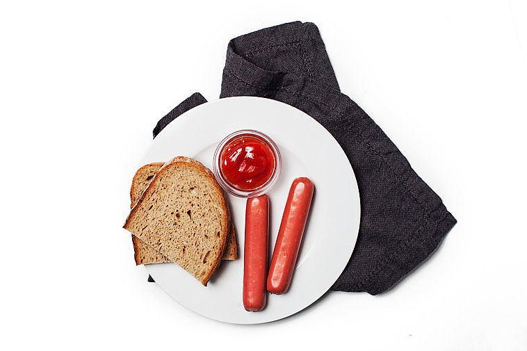 ilustrační obrázek: příklad nevhodné večeře