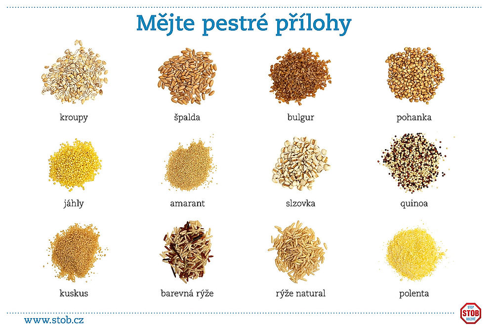 ilustrační obrázek: různé přílohy