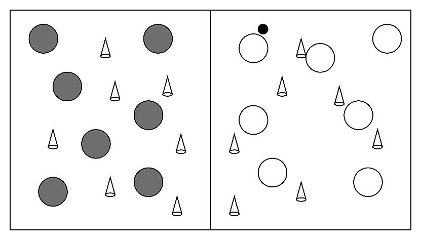 ilustrační obrázek: vybíjená s kužely