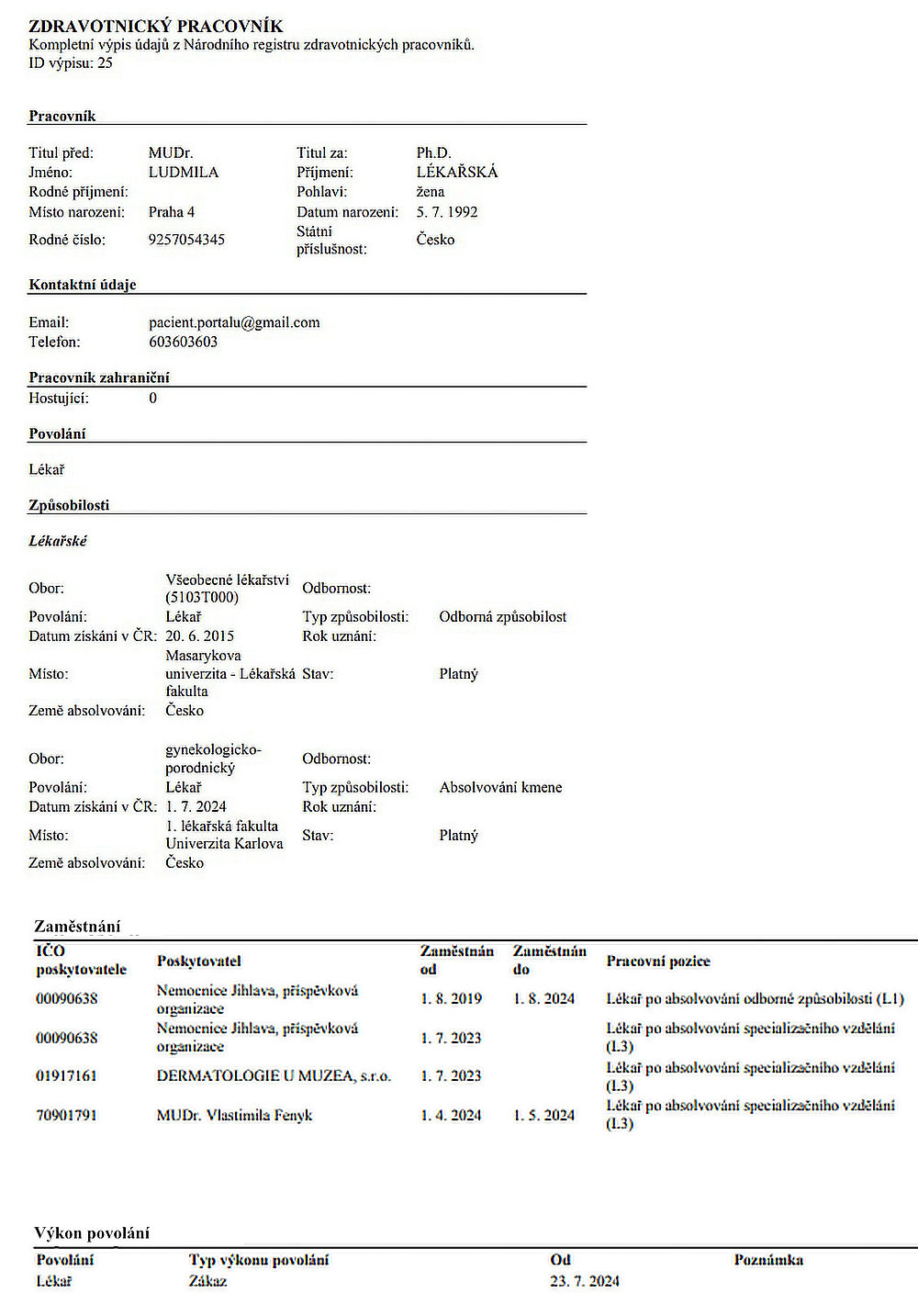 obrázek 2 k článku Národní registr zdravotnických pracovníků (NR-ZP): návod pro přihlášení