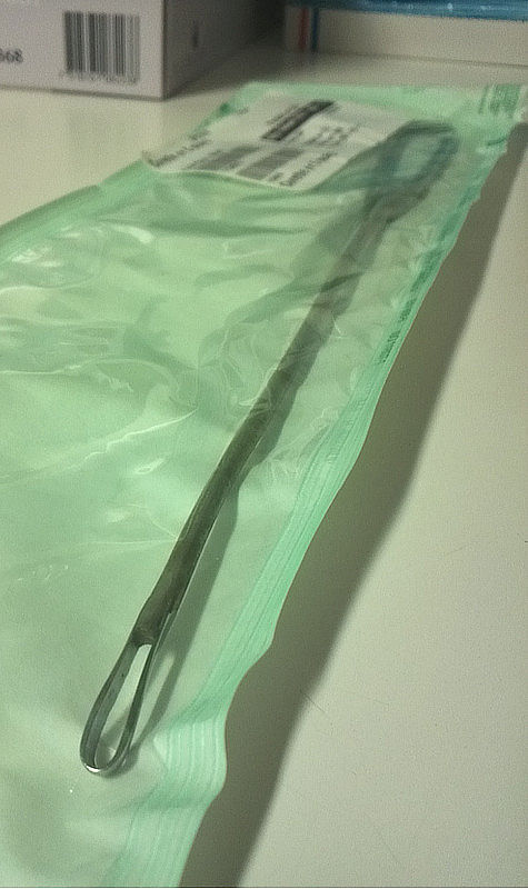 kyreta ve sterilním obalu