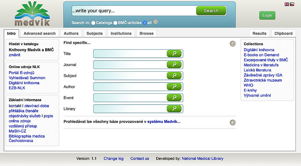 obrázek 1 k článku Medicínská virtuální knihovna (Medvik)
