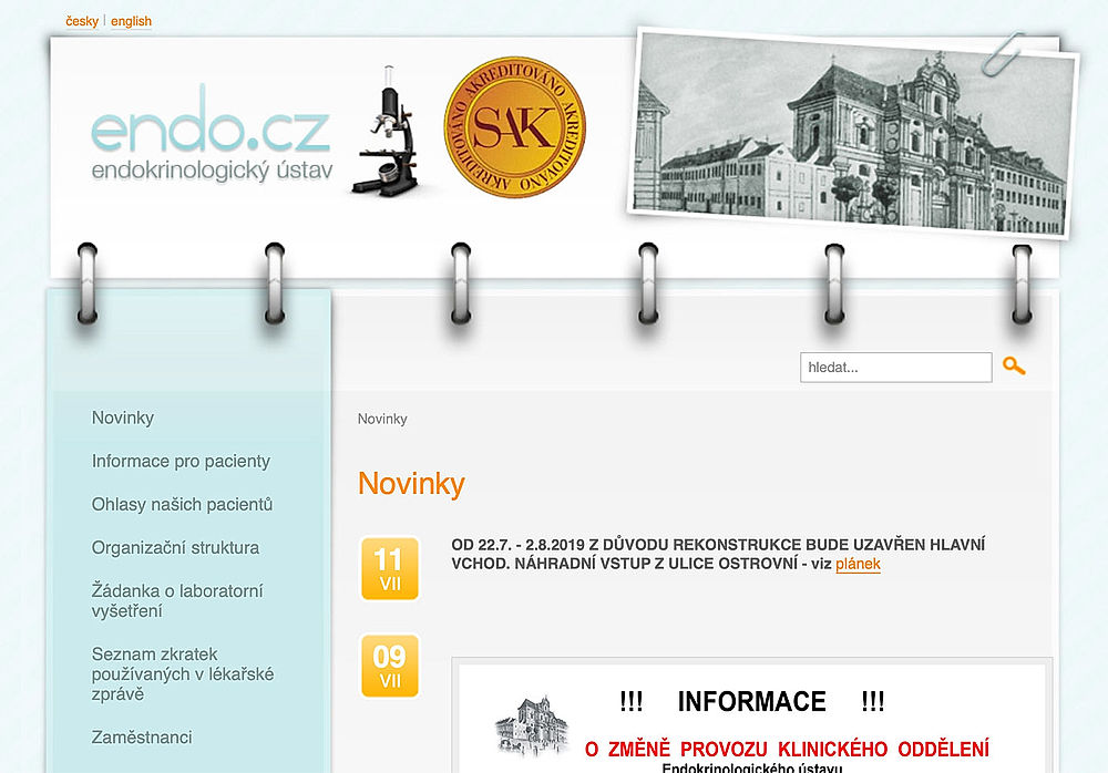 obrázek 1 k článku Endokrinologický ústav