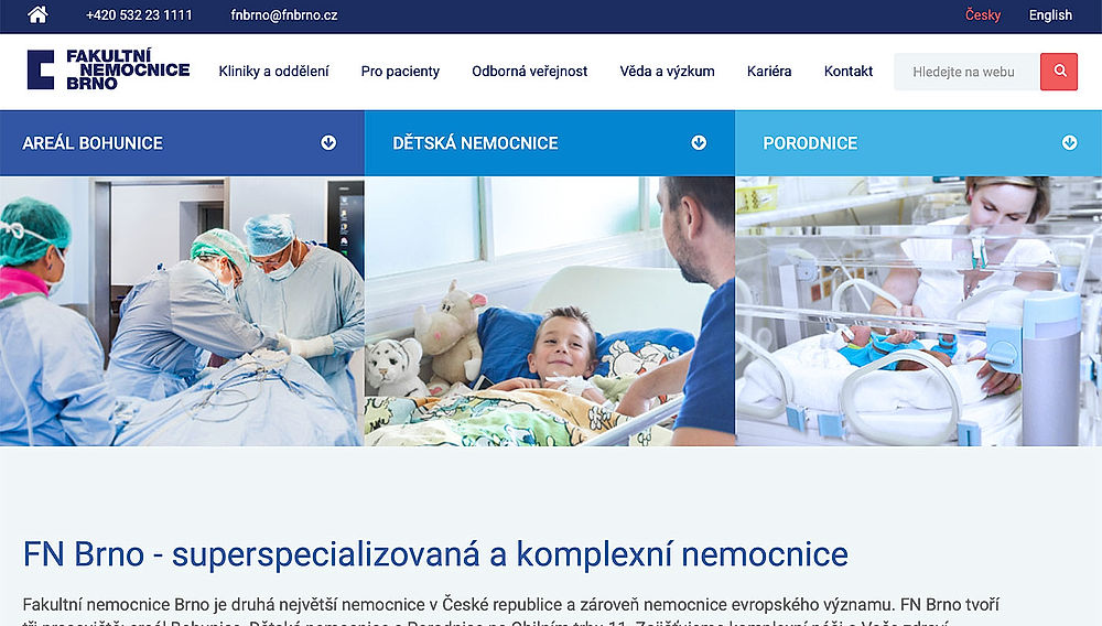 obrázek 1 k článku Fakultní nemocnice Brno